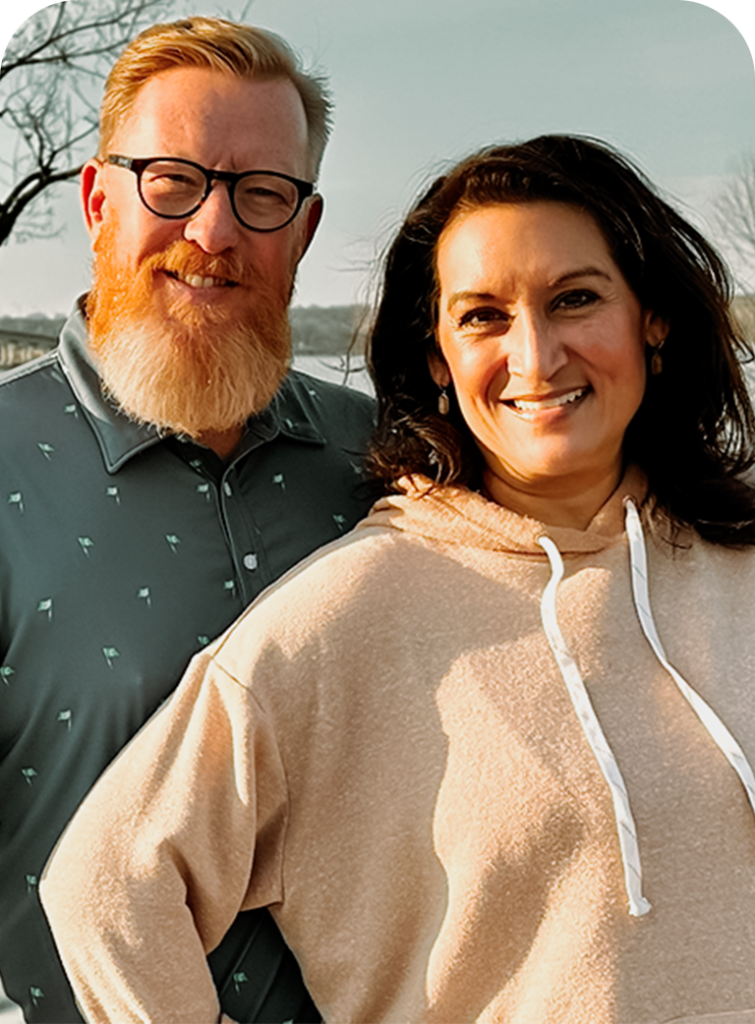 Amy and Patrick Wells at The Regatta on Grand Luxury RV Resort