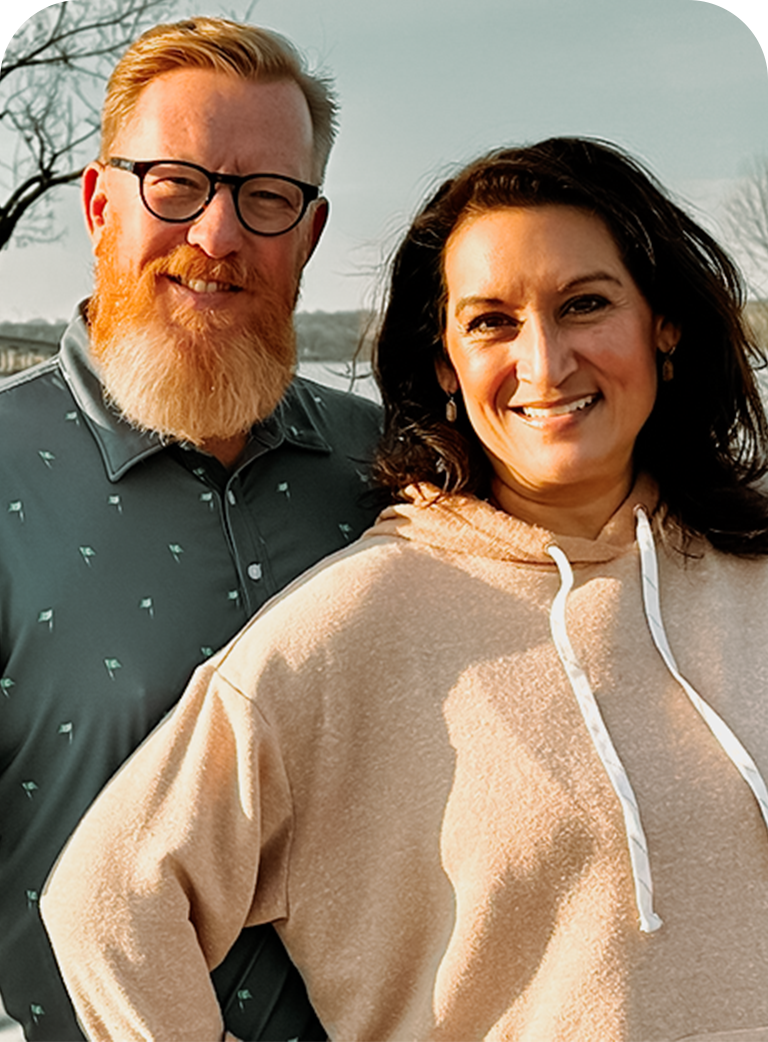 Amy and Patrick Wells at The Regatta on Grand Luxury RV Resort