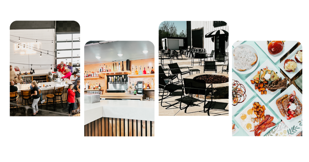 Remodeled Drift on Grand restaurant at The Regatta on Grand luxury RV resort.