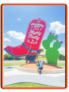 OKC Route 66 Boot with Patrick and Amy Wells.